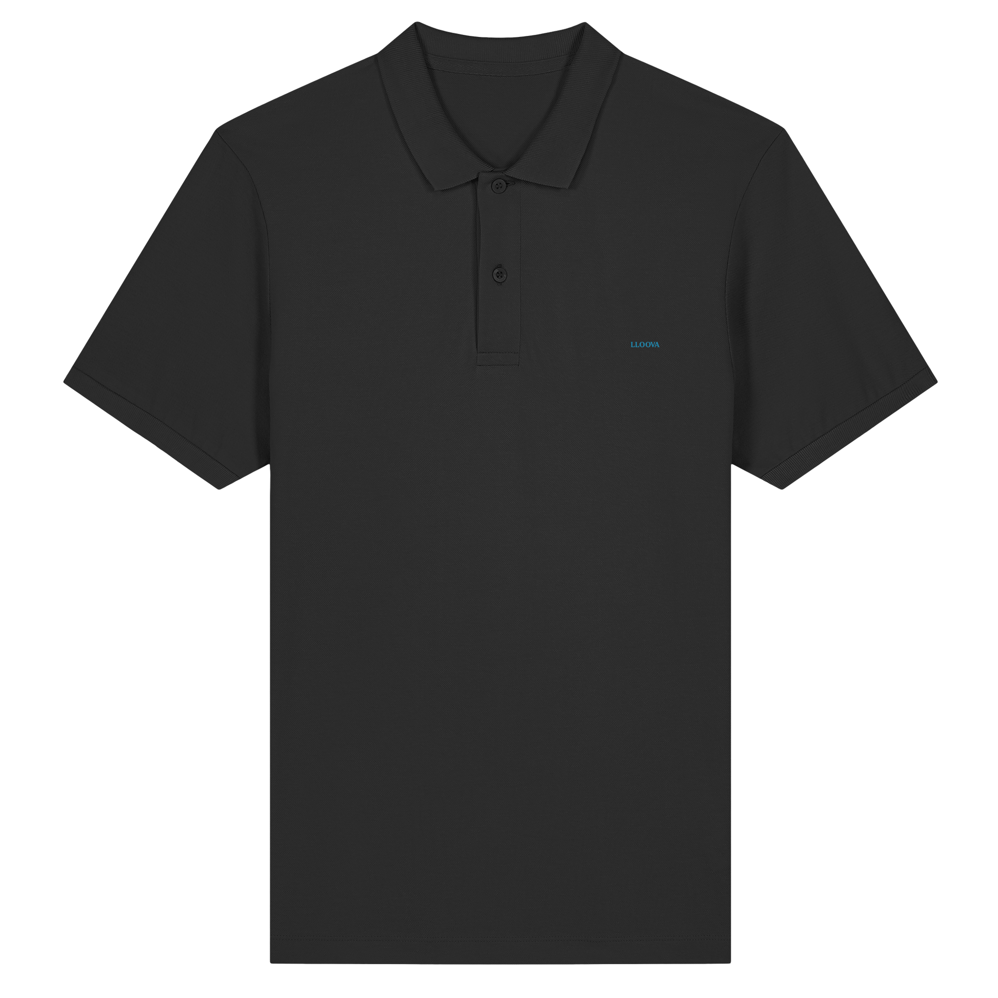 LLOOVA Pure Organic Fitted Poloshirt in minimalistischem Design