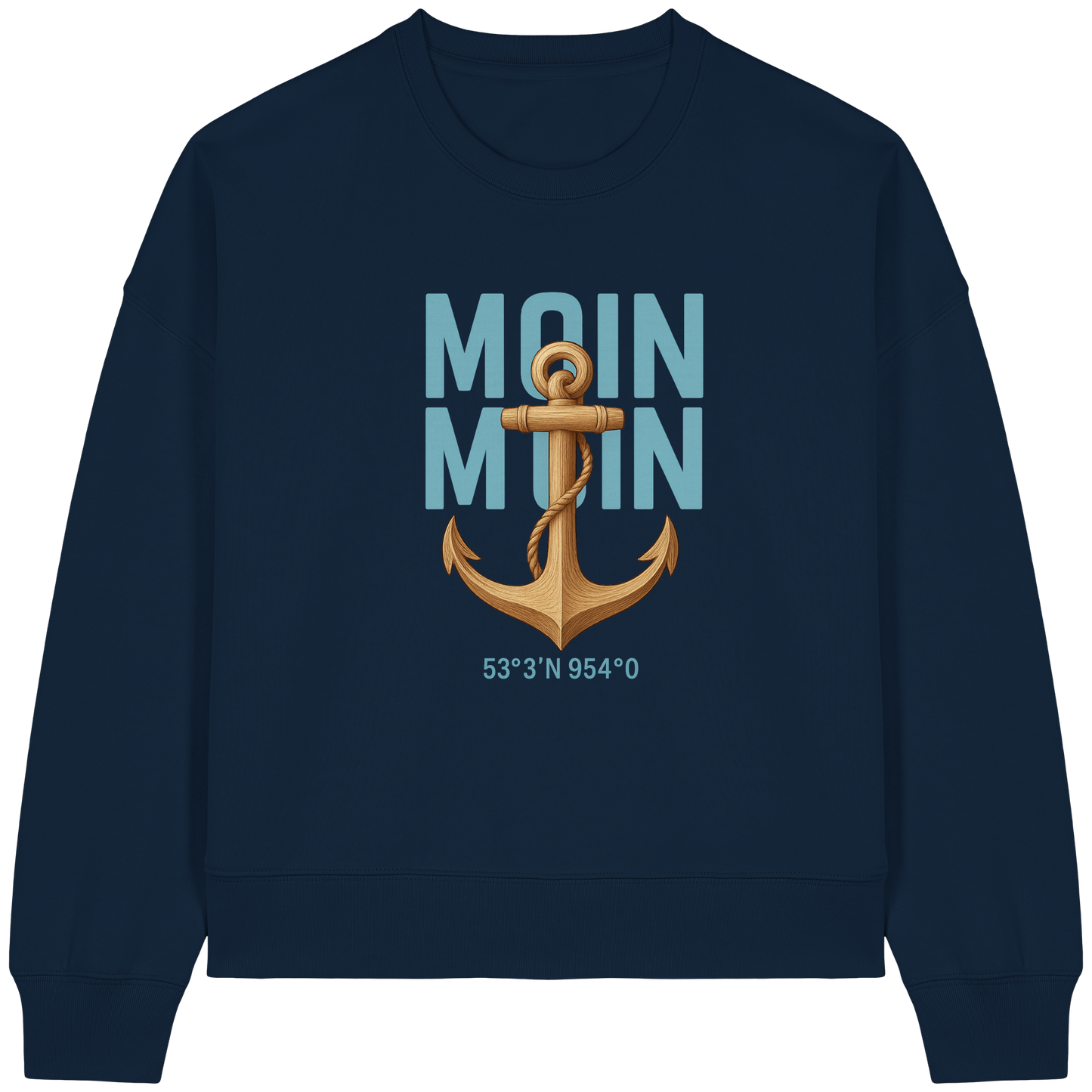 LLOOVA Rückenwind Sweatshirt mit maritimem Flair