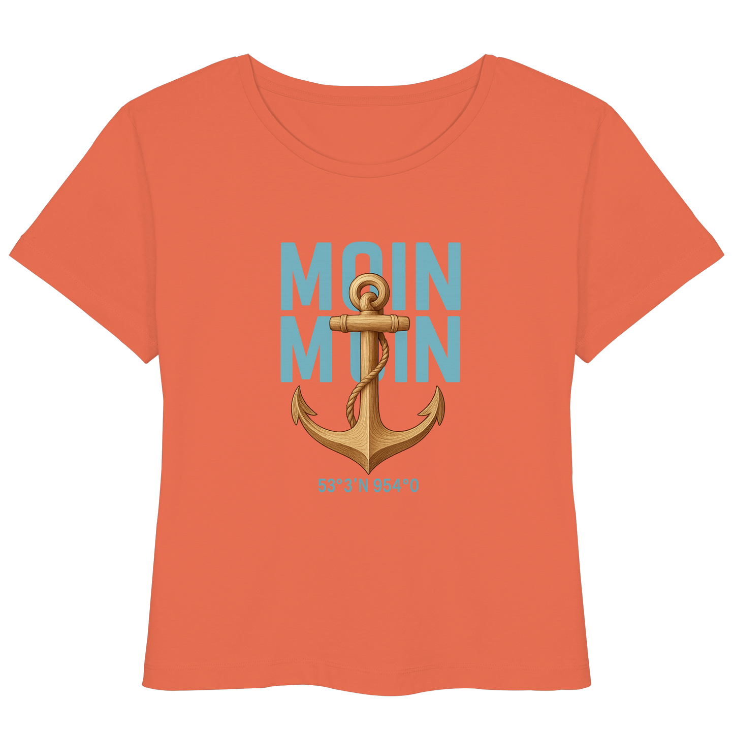 LLOOVA Rückenwind T-shirt for women, with a Nordic spirit
Rückenwind T-shirt made of 100% organic cotton, in white with print