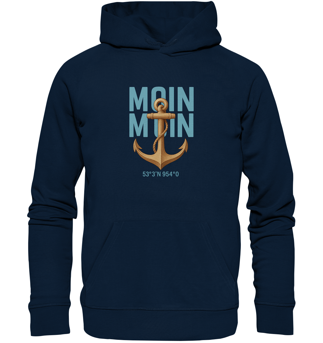 Rückenwind Damen Kapuzenpullover maritim