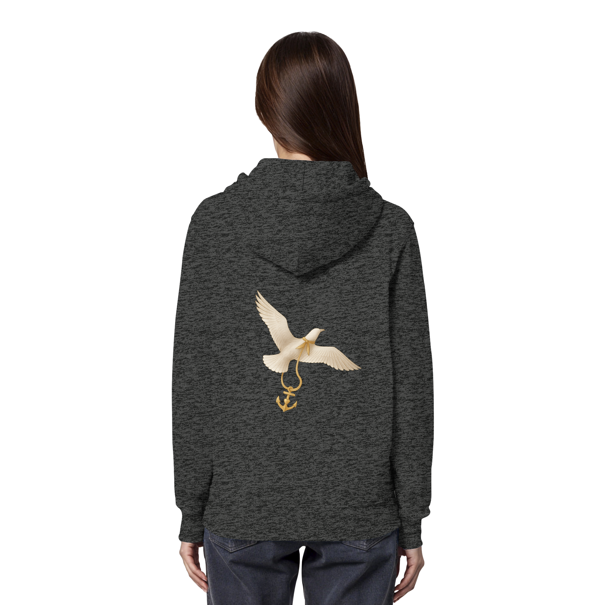 Rückenwind Organic Damen Hoodie mit Statement