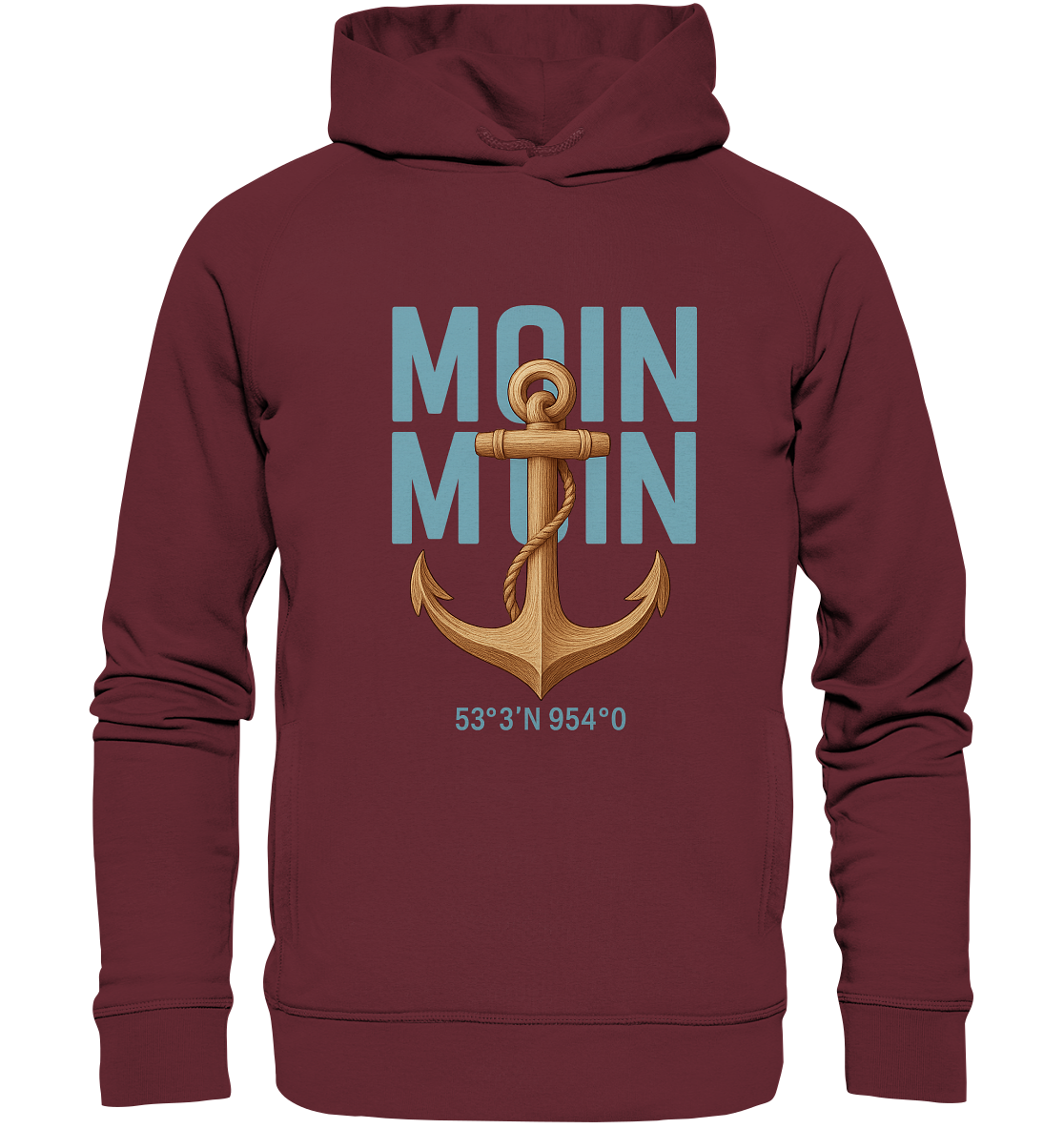 Rückenwind Organic Fashion Hoodie von LLOOVA