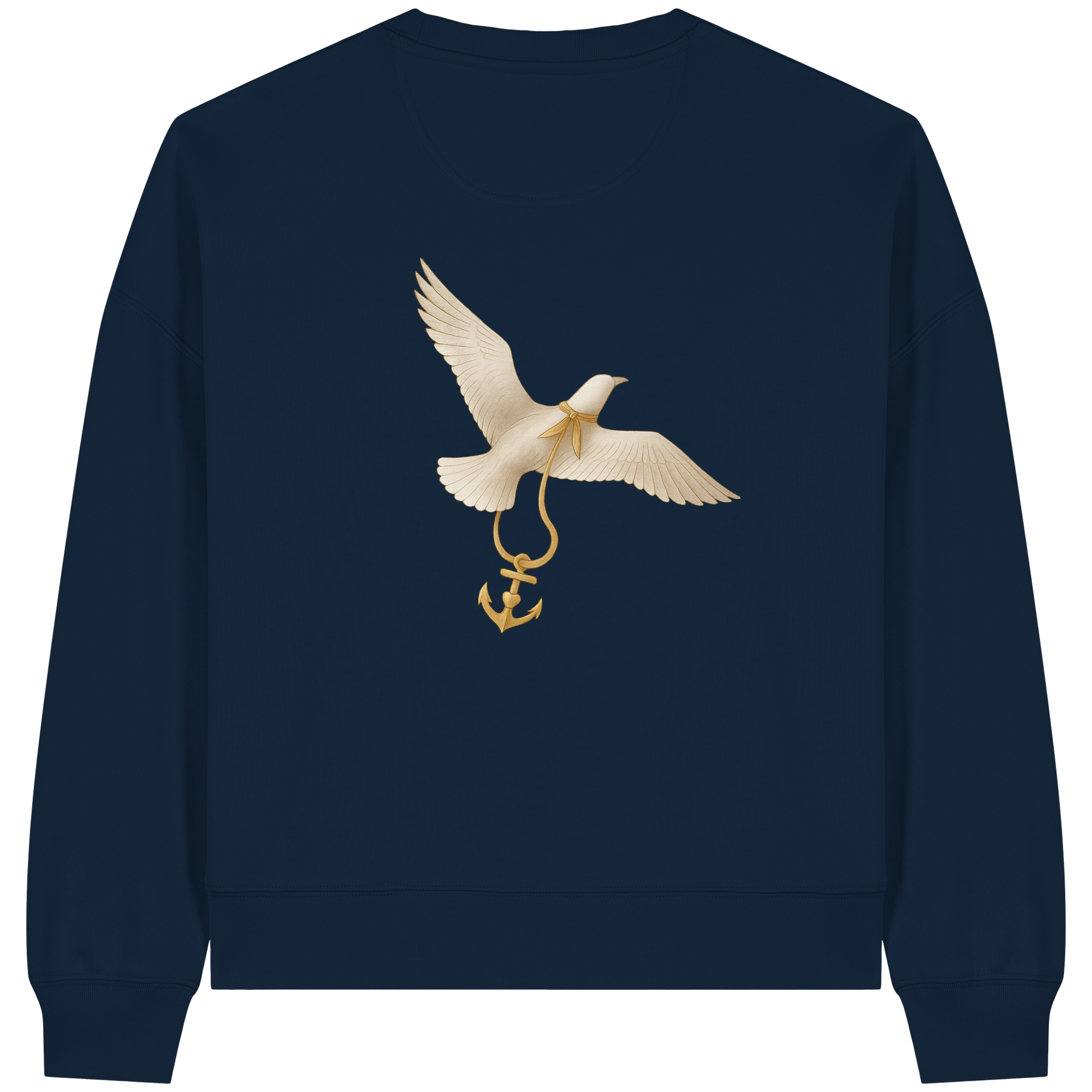 Rückenwind Sweatshirt aus 100 % Bio-Baumwolle, boxy Schnitt