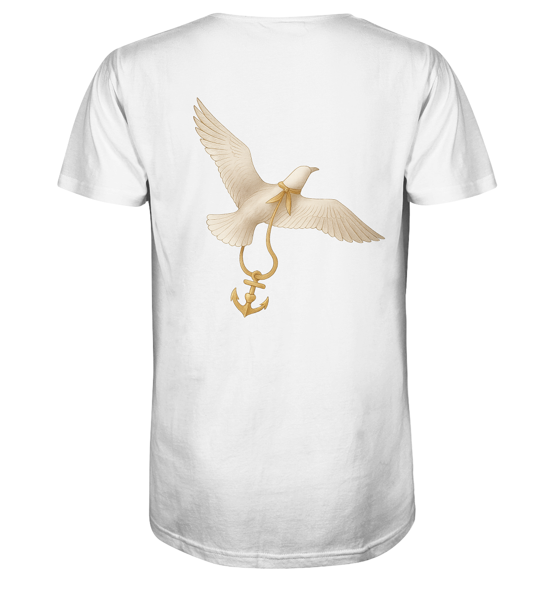 Rückenwind - Mens Organic V-Neck Shirt