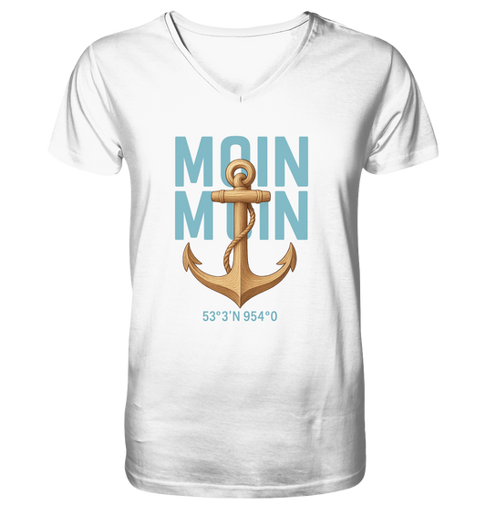 Rückenwind - Mens Organic V-Neck Shirt