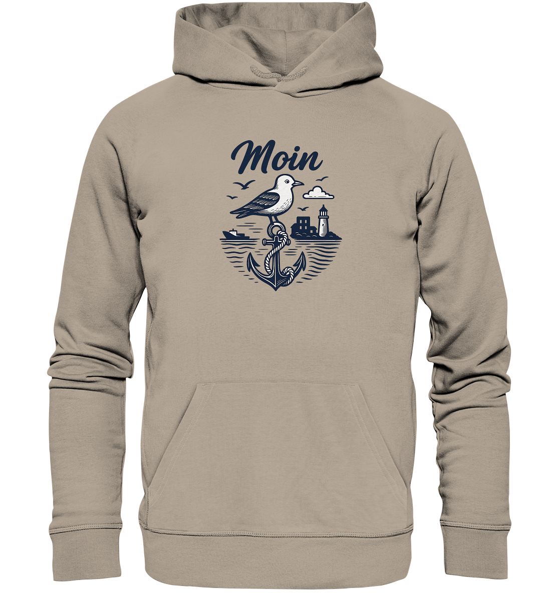 Heimathafen Küstendeich – Organic Hoodie