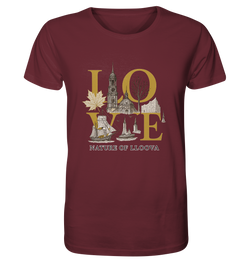 Bio-Shirt mit LOVE Print und Hamburger Wahrzeichen

