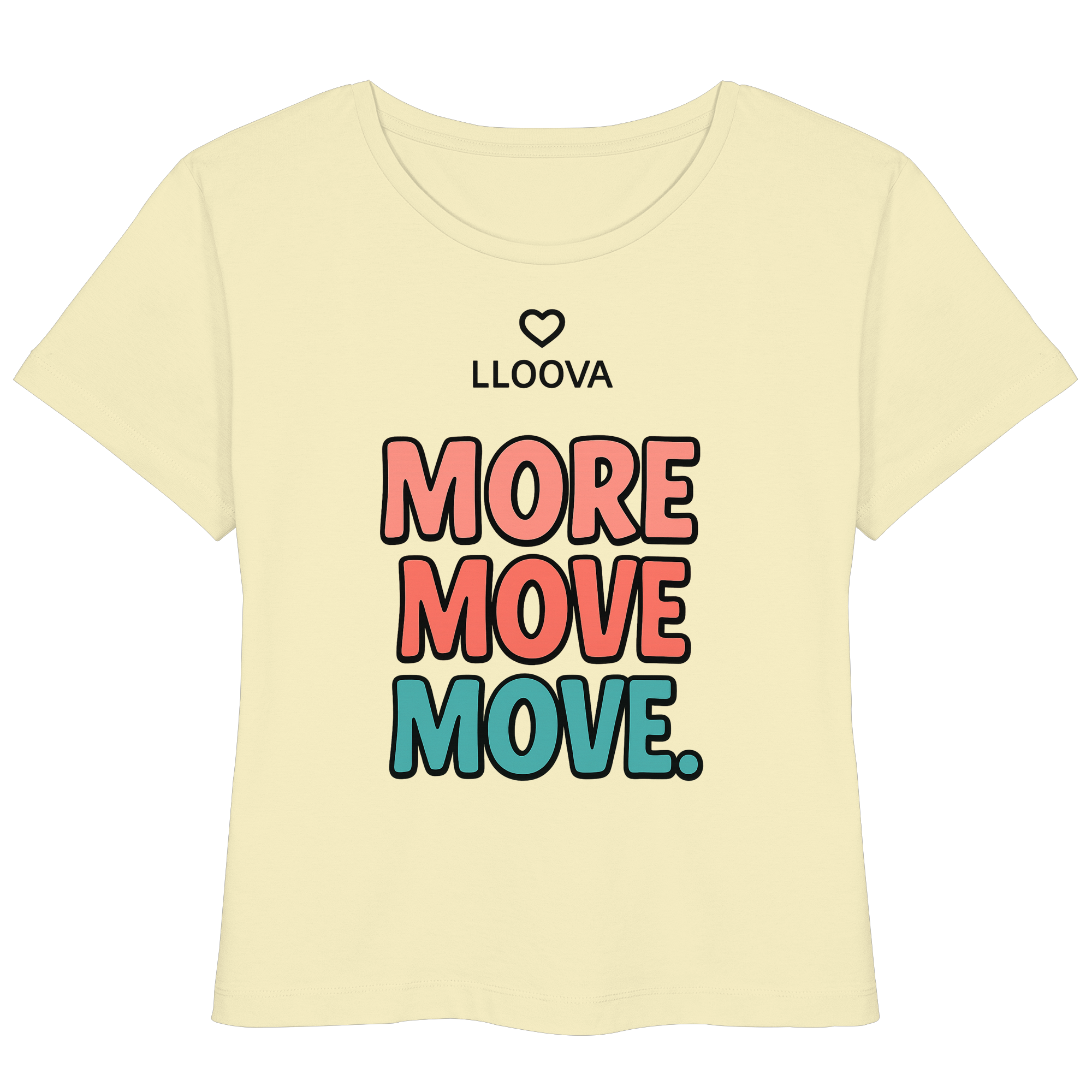 Bio Shirt mit emotionaler Botschaft

