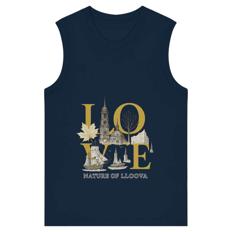 Bio Tanktop mit Michel und Elbphilharmonie Design

Nachhaltiges Sommer-Top von LLOOVA

Fair Fashion Tanktop mit urbanem Hamburg-Motiv

Luftiges Damenoberteil aus Bio-Baumwolle

Goldakzent Tanktop mit hanseatischer Illustration

Sommerliches LOVE Shirt für Stadt und Strand

