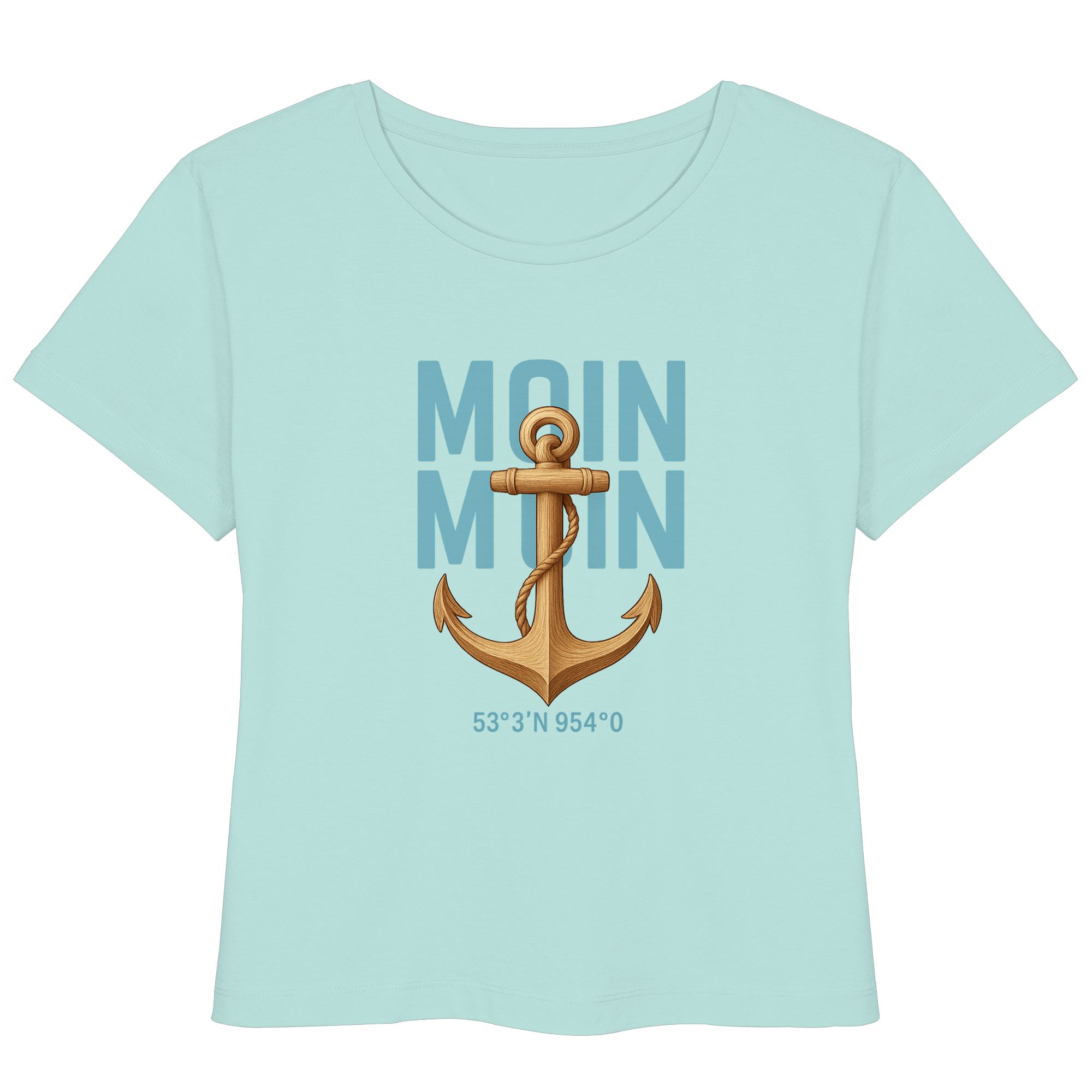 LLOOVA Frauen T-Shirt Rückenwind, designed in Hamburg

