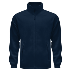 LLOOVA Pure Fleece Jacket mit minimalistischen Details und Ton-in-Ton Logo