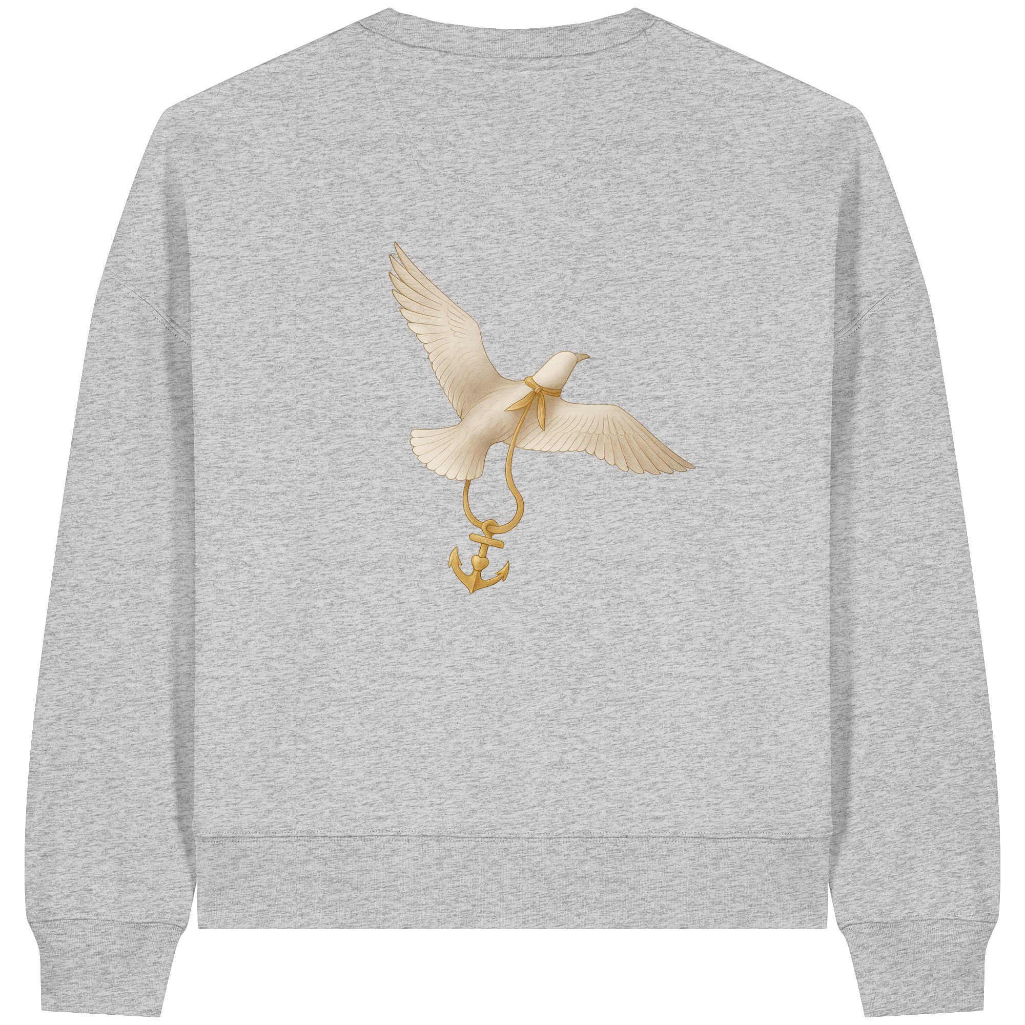 Maritimes Frauen Sweatshirt mit nordischem Design & Möwenmotiv

