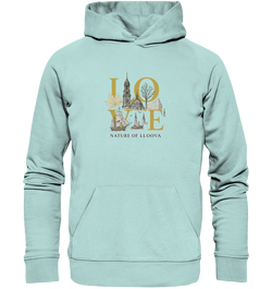 Nachhaltiger Hoodie „Hafen Michel“ von LLOOVA aus Bio-Baumwolle

