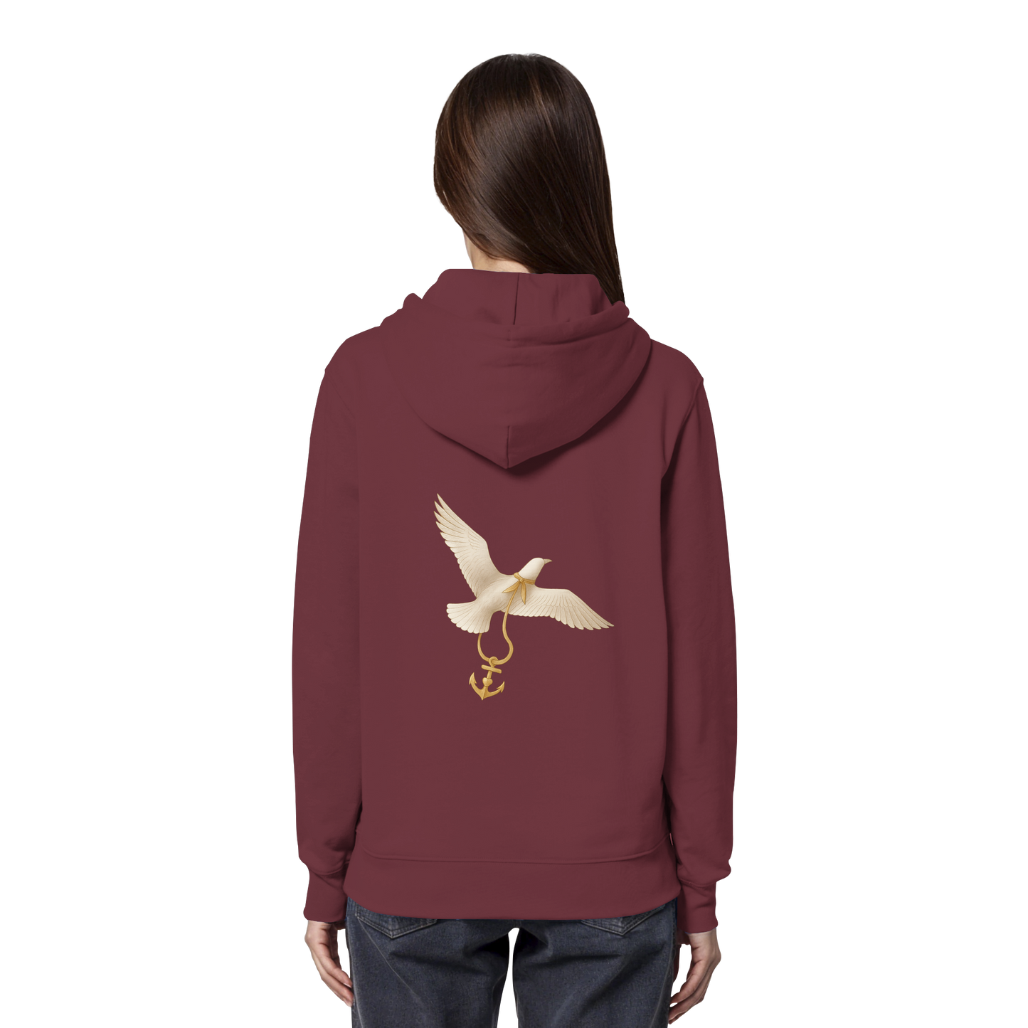 Nachhaltiger Hoodie Rückenwind aus Bio-Baumwolle

