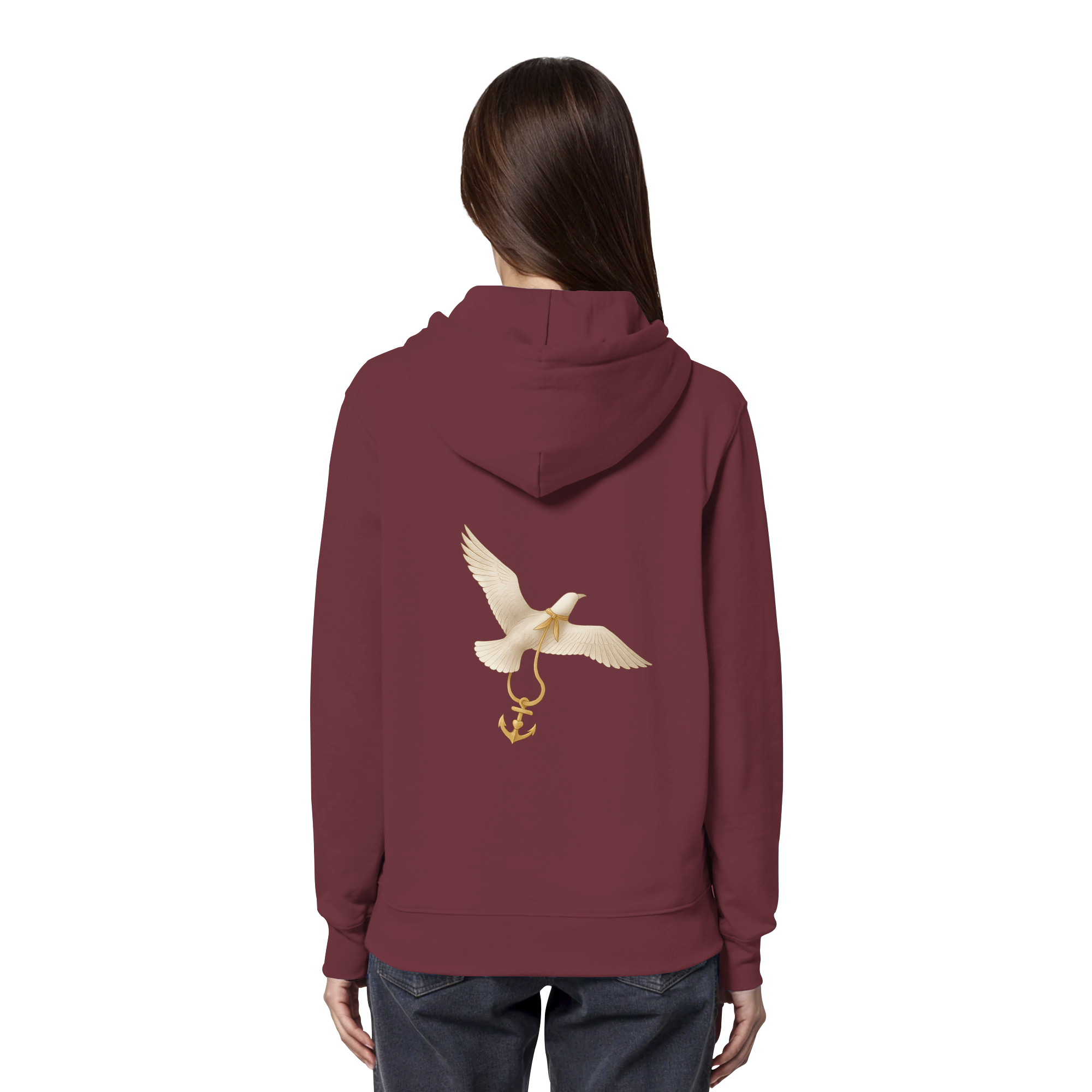 Nachhaltiger Hoodie Rückenwind aus Bio-Baumwolle

