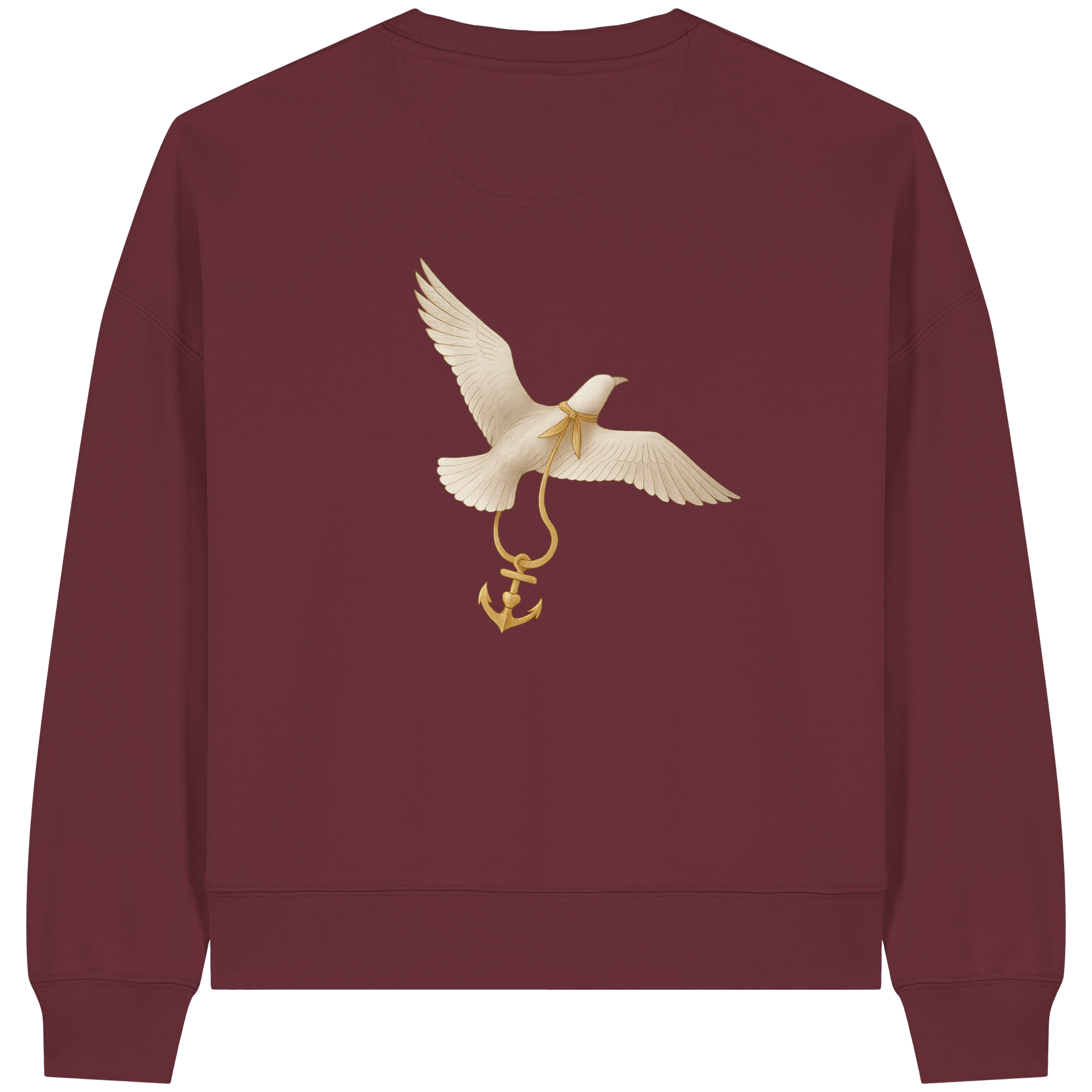 Nachhaltiges Frauen Sweatshirt Rückenwind aus Bio-Baumwolle

