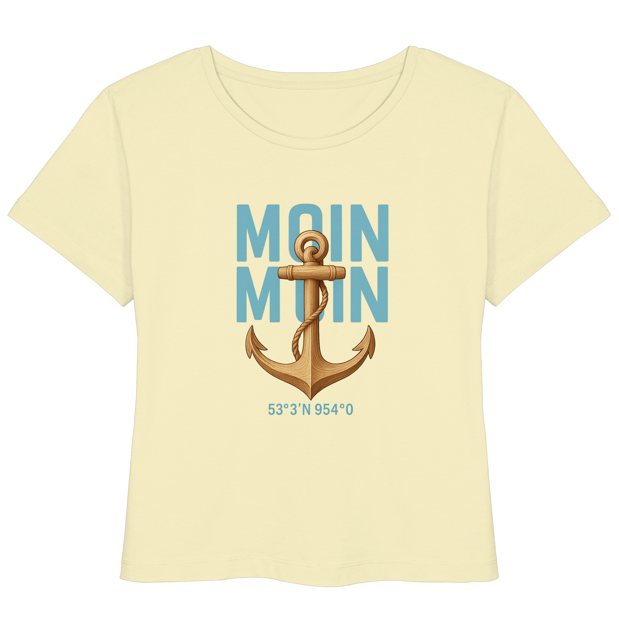 Nachhaltiges T-Shirt Rückenwind mit Meer & Freiheit Feeling

