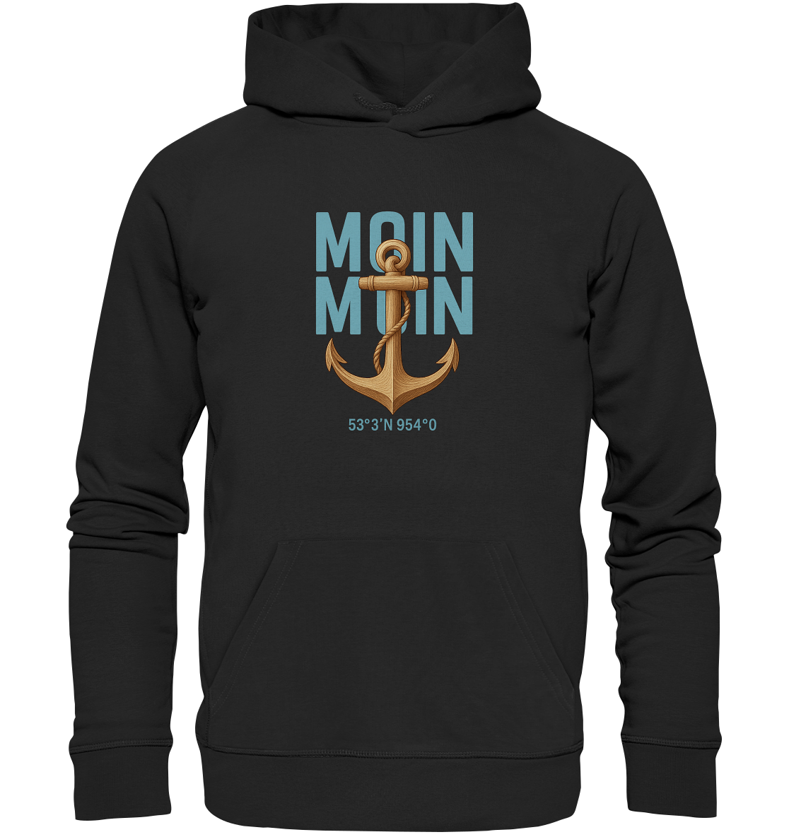 Rückenwind Damen Hoodie mit maritimen Akzenten

