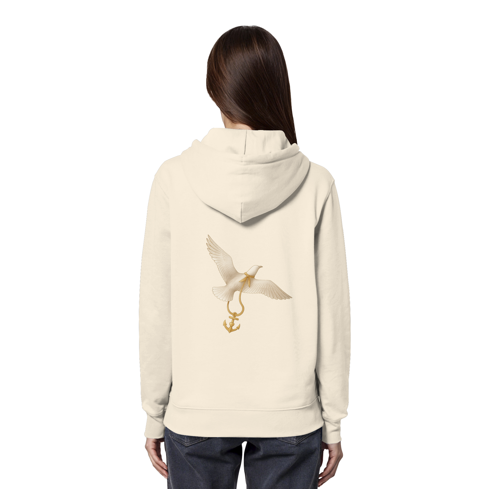 Rückenwind Damen Hoodie mit maritimen Prints


