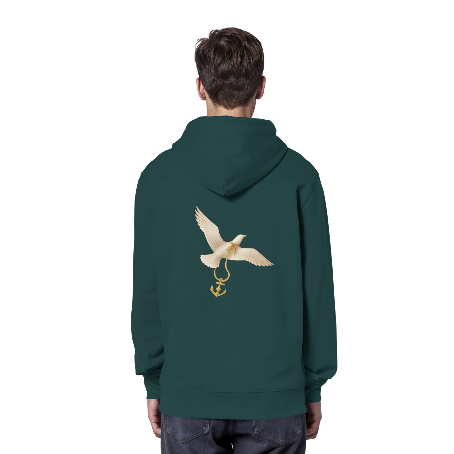 Rückenwind Damen Hoodie mit maritimer Attitüde

