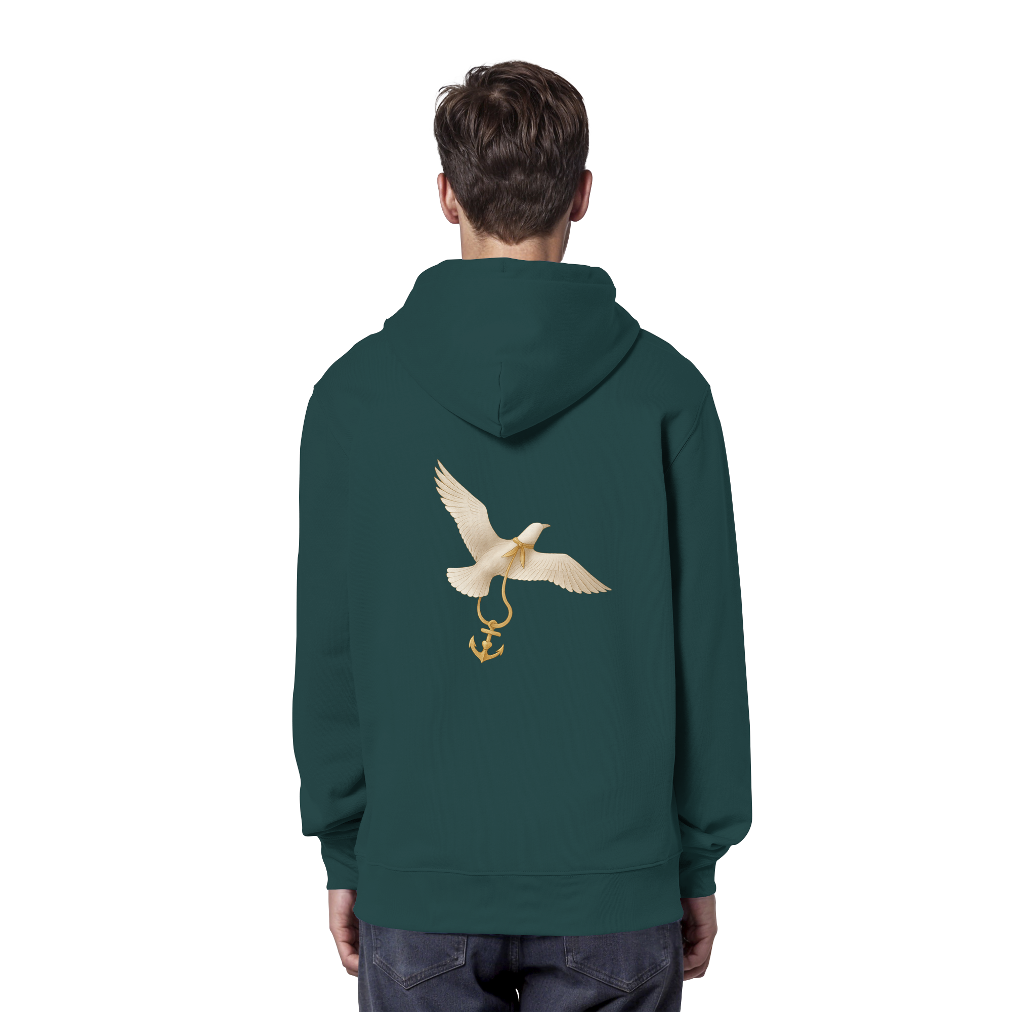 Rückenwind Damen Hoodie mit maritimer Attitüde

