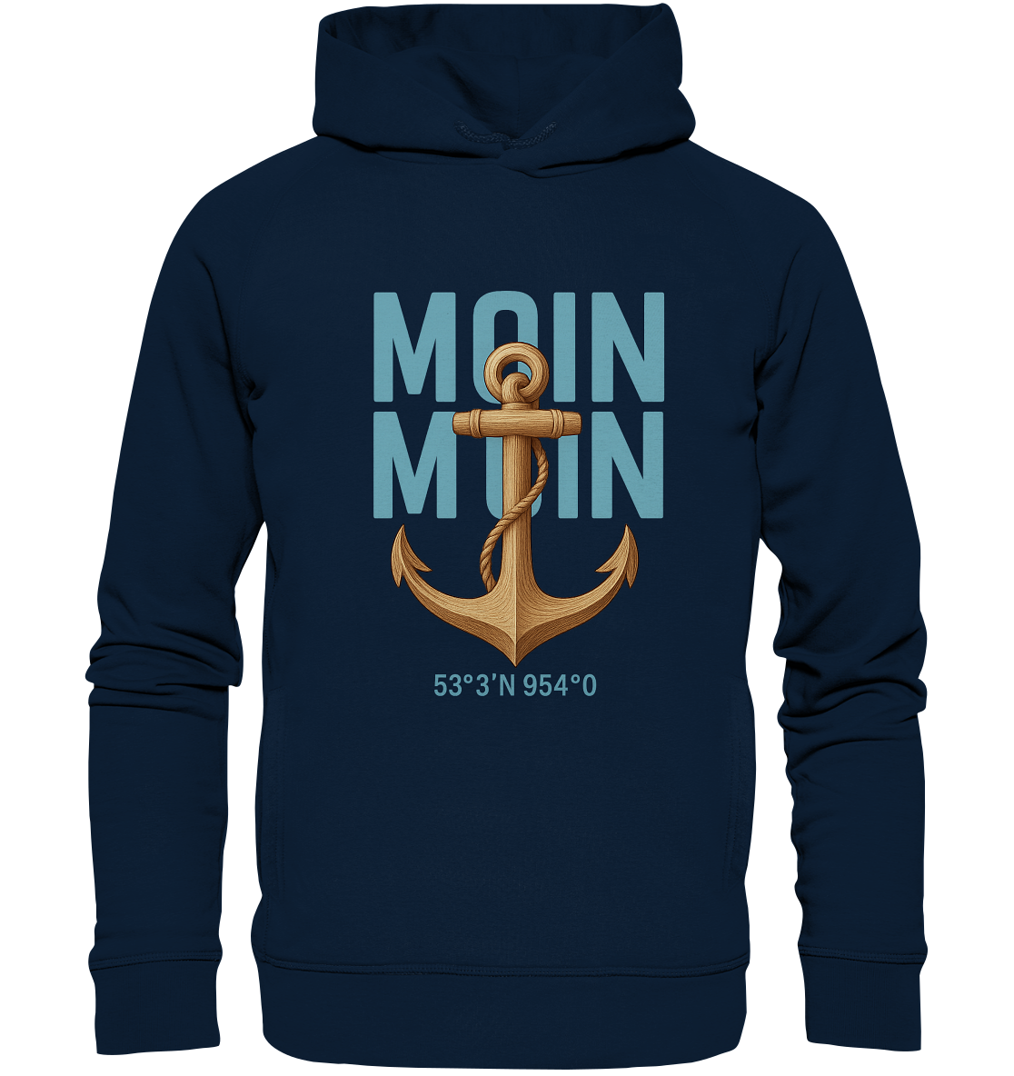 Rückenwind Hoodie aus Bio-Baumwolle und recyceltem Polyester

