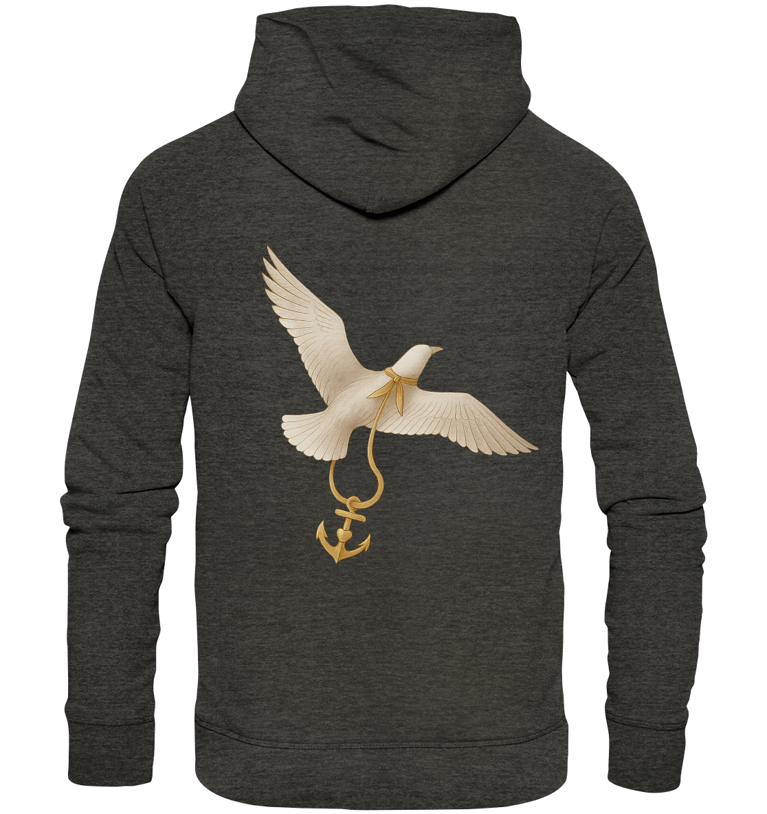 Rückenwind Hoodie mit Raglanärmeln und schrägen Taschen

