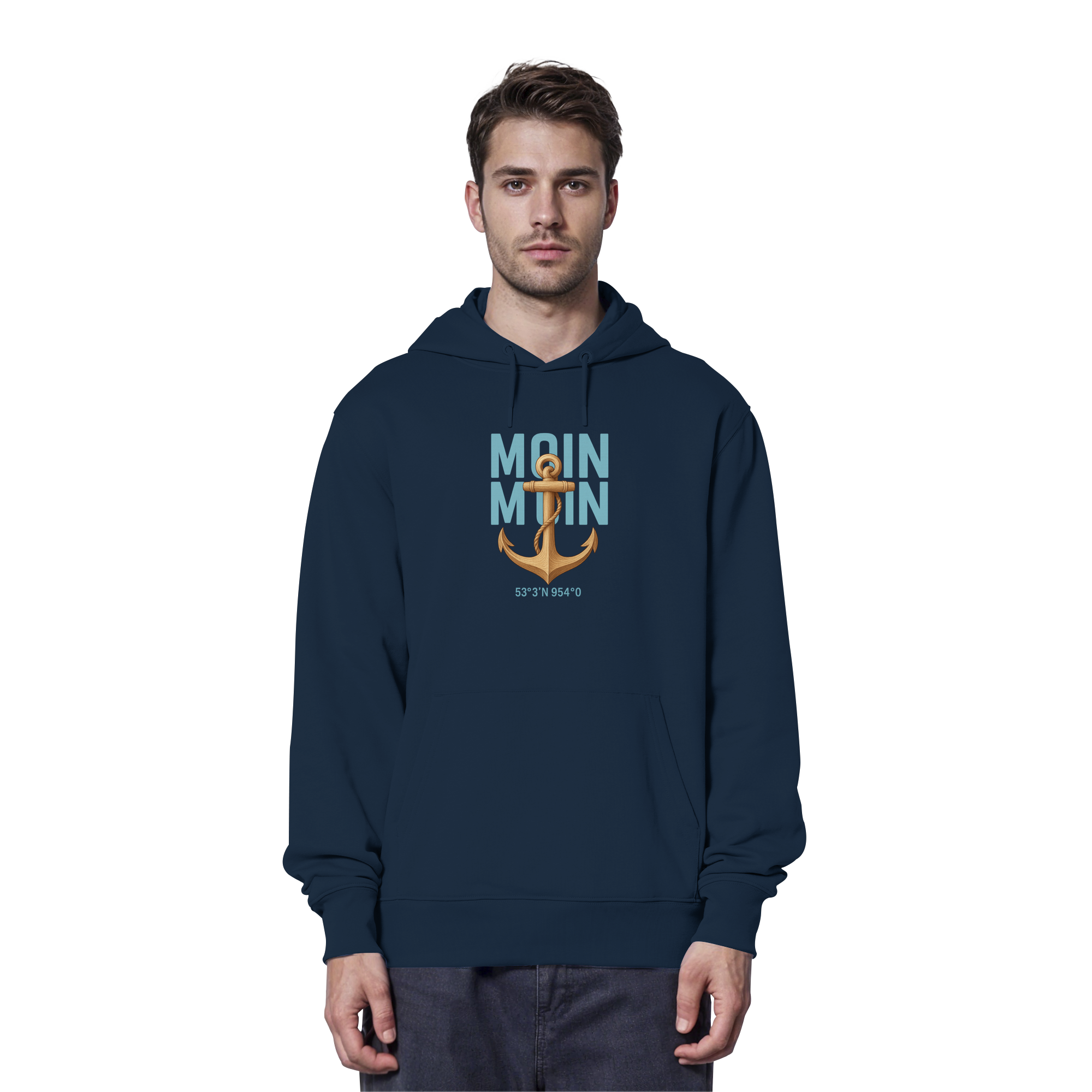 Rückenwind Organic Hoodie mit cleanem Design

