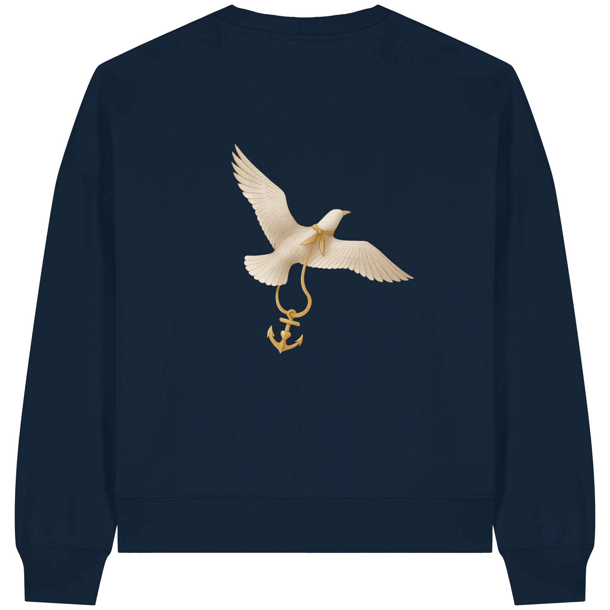 Rückenwind Sweatshirt aus 100 % Bio-Baumwolle, boxy Schnitt

