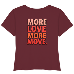 T-Shirt mit "More Move" Print vorne

