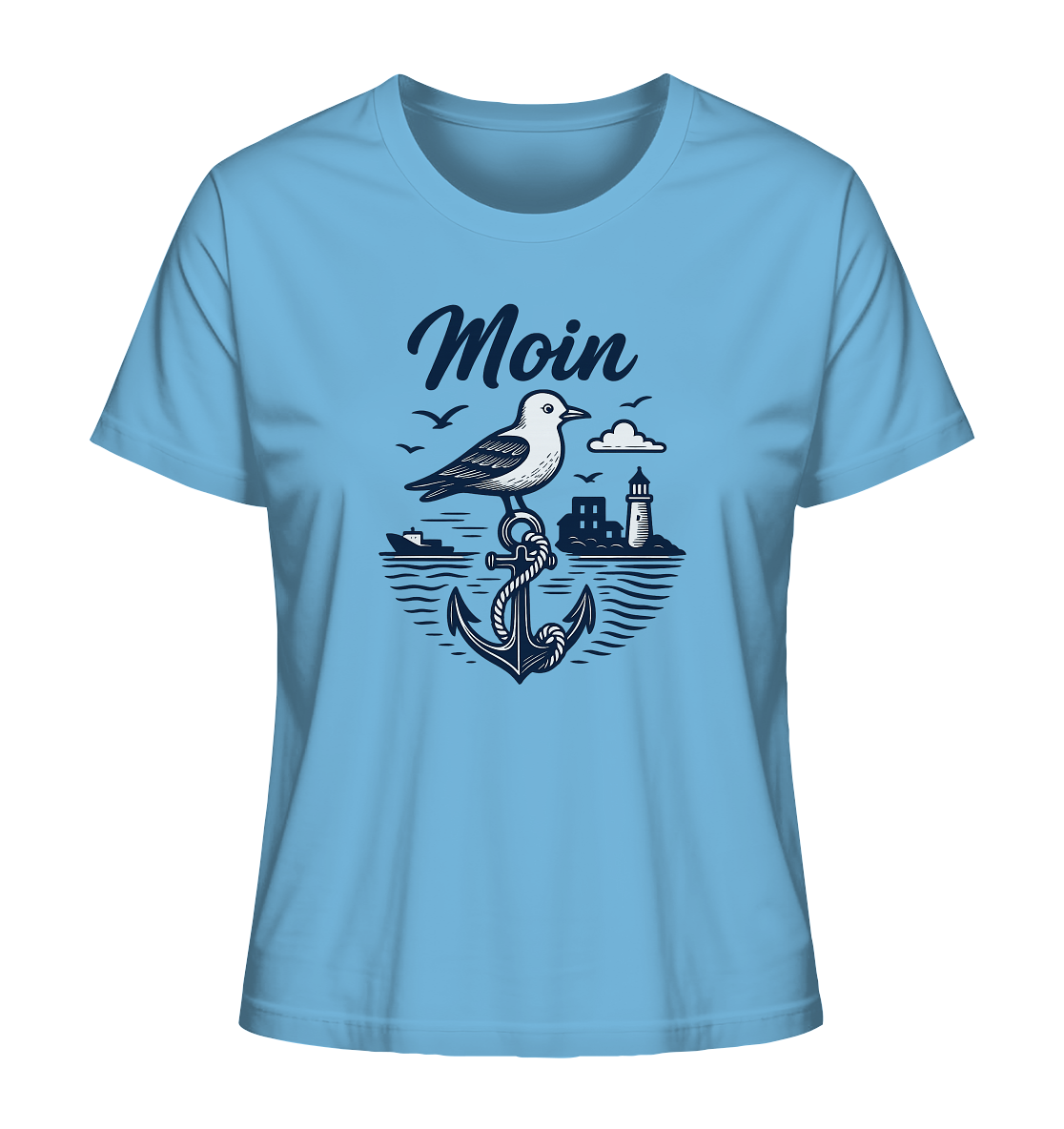 Women's Coastline T-Shirt by LLOOVA INTERNATIONAL LTD.