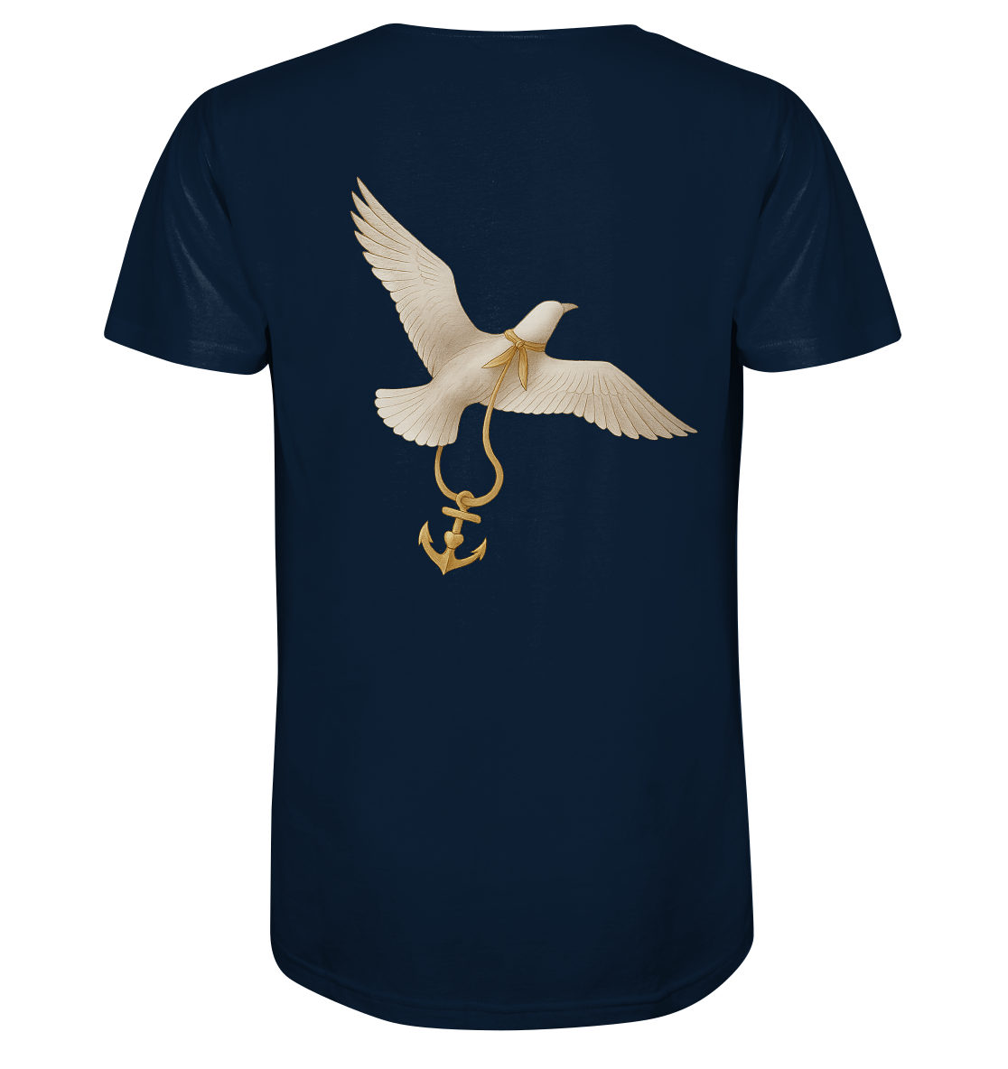 Rückenwind - Mens Organic V-Neck Shirt