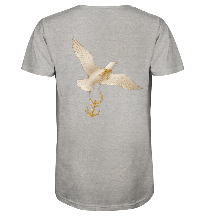 Rückenwind - Mens Organic V-Neck Shirt
