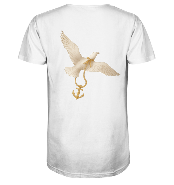 Rückenwind - Mens Organic V-Neck Shirt