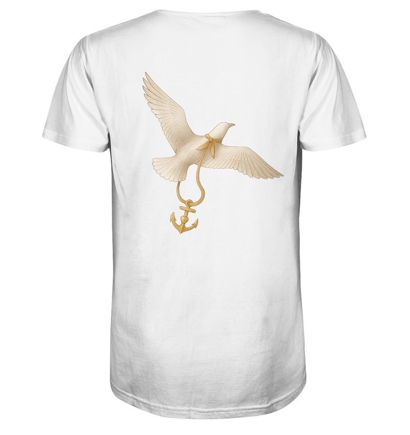 Rückenwind - Mens Organic V-Neck Shirt