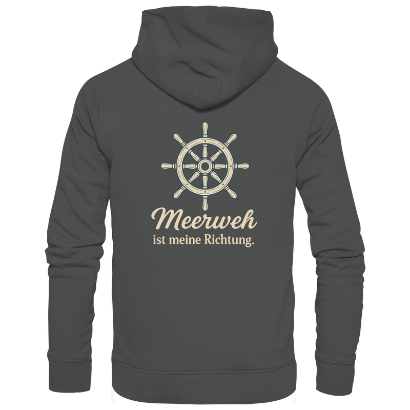 Moin Ahoi – Küstengruß Edition - Organic Fashion Hoodie
