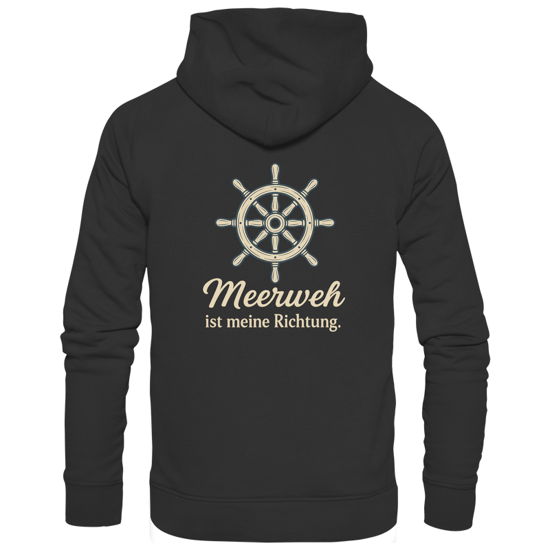Moin Ahoi – Küstengruß Edition - Organic Fashion Hoodie