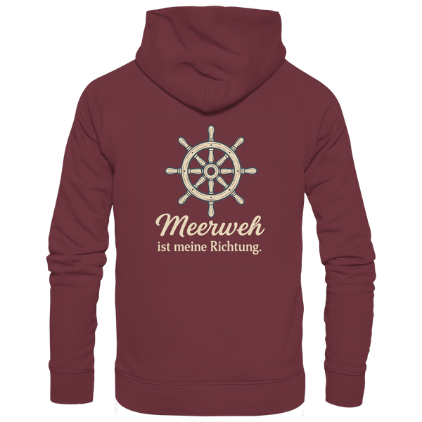 Moin Ahoi – Küstengruß Edition - Organic Fashion Hoodie