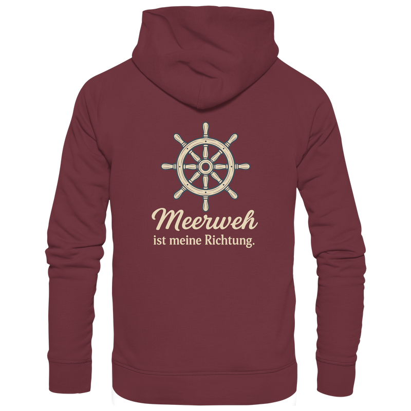 Moin Ahoi – Küstengruß Edition - Organic Fashion Hoodie