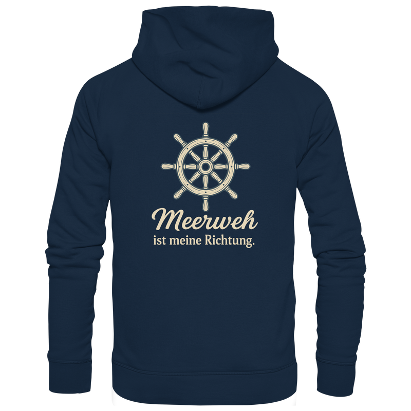 Moin Ahoi – Küstengruß Edition - Organic Fashion Hoodie