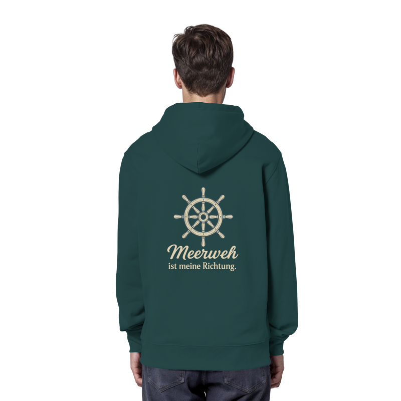 Moin Ahoi – Küstengruß Edition - Organic Hoodie