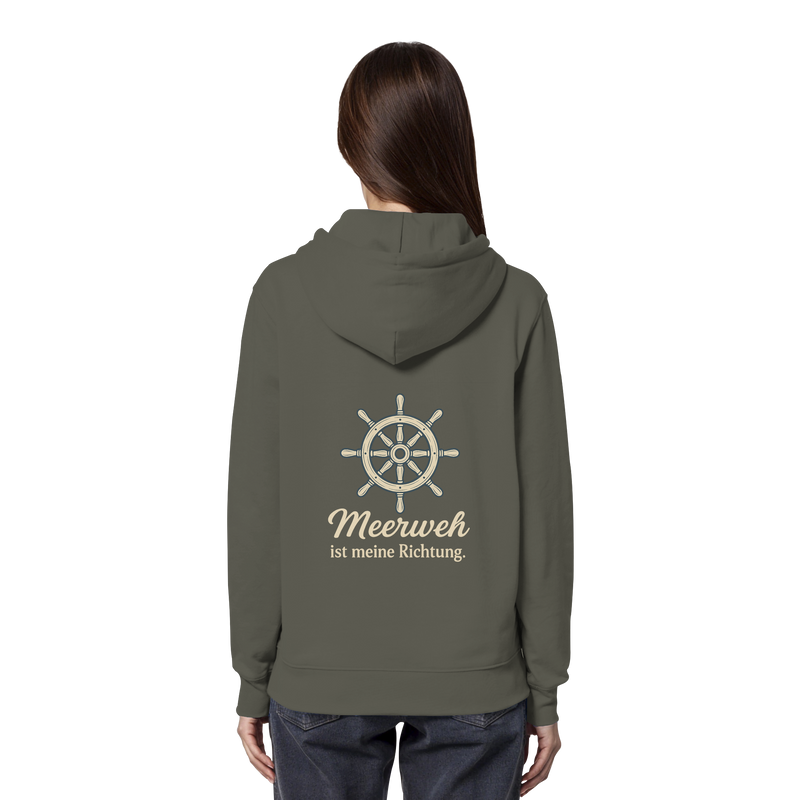 Moin Ahoi – Küstengruß Edition - Organic Hoodie