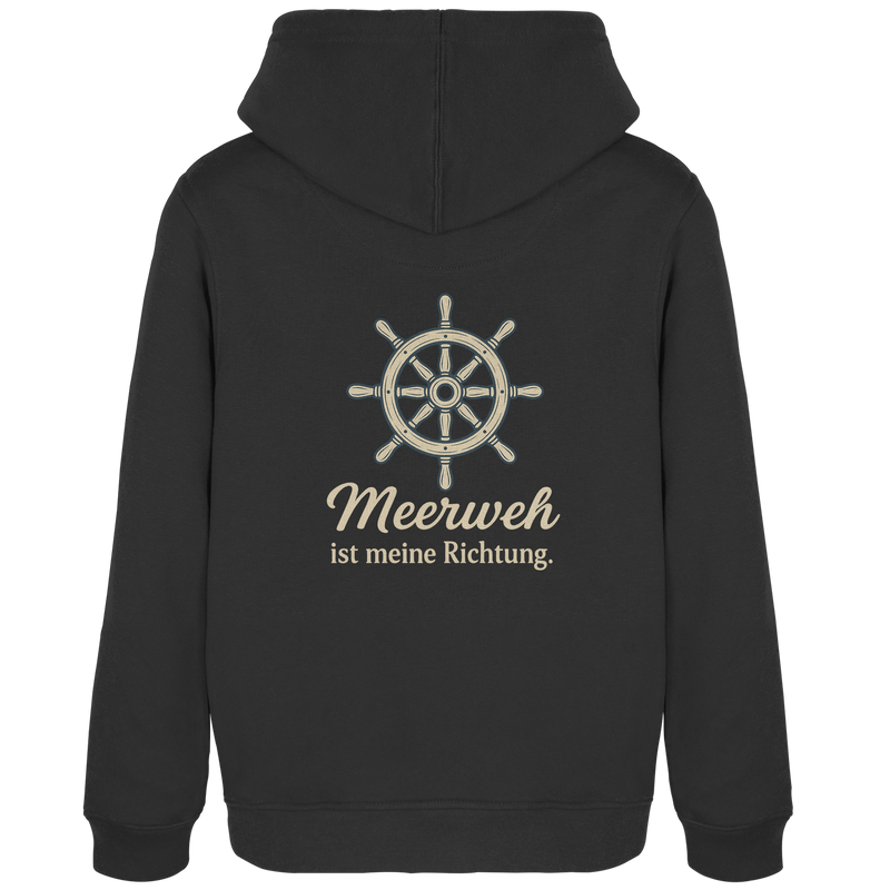 Moin Ahoi – Küstengruß Edition - Womens Organic Hoodie B&C
