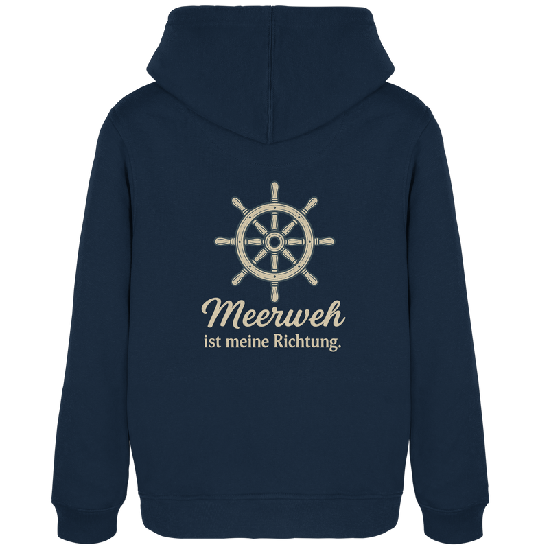 Moin Ahoi – Küstengruß Edition - Womens Organic Hoodie B&C
