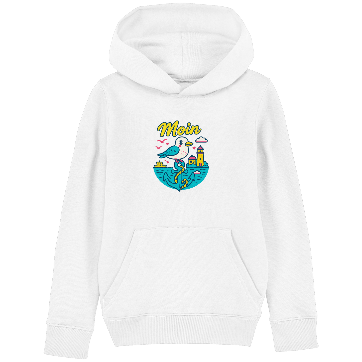 LLOOVA Kids "Moin & AHOI" - Kids Basic Hoodie