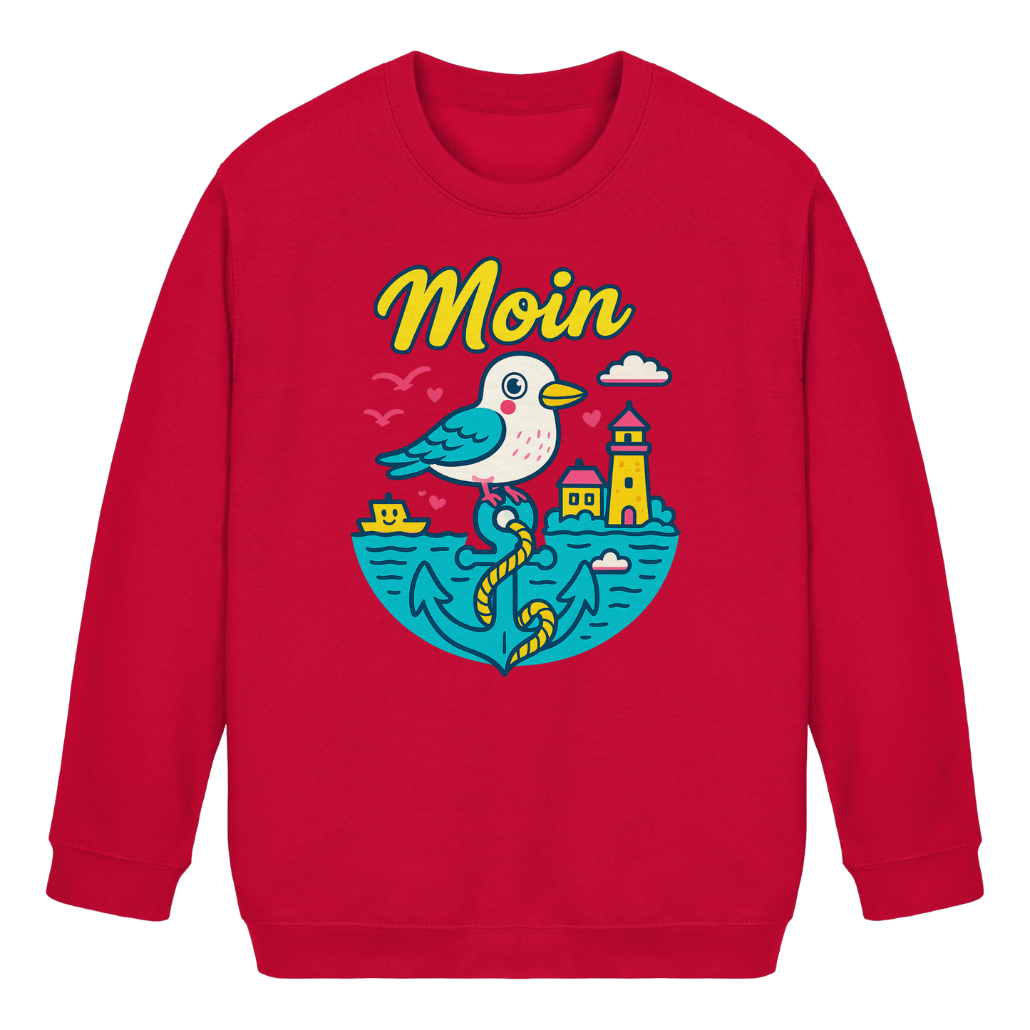 LLOOVA Kids "Moin & AHOI" - Kids Basic Sweatshirt
