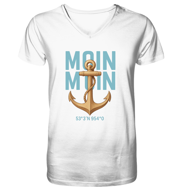 Rückenwind - Mens Organic V-Neck Shirt