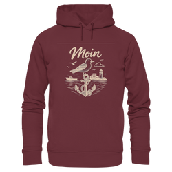 Moin Ahoi – Küstengruß Edition - Organic Fashion Hoodie