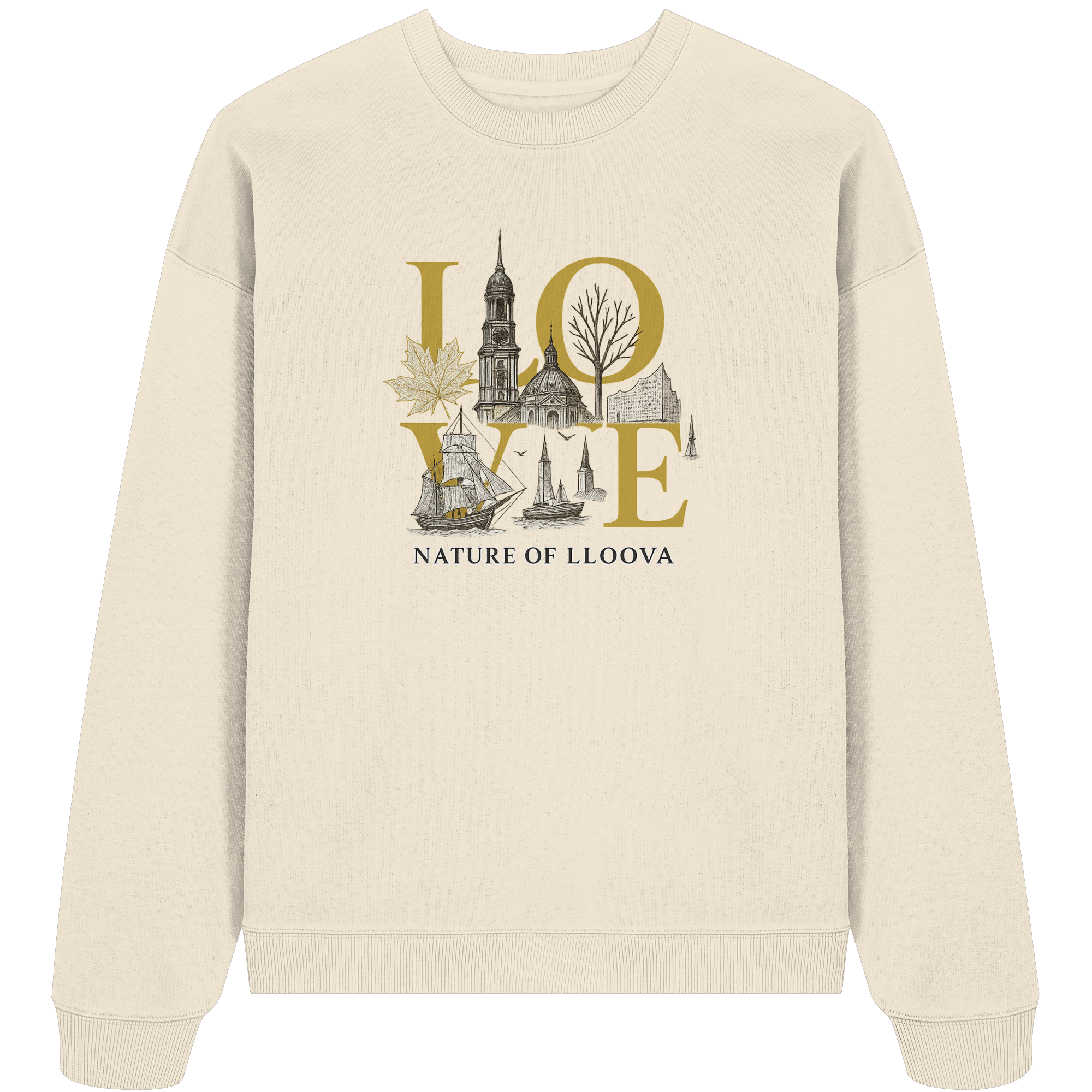 Hafen « Michel » - Sweat-shirt oversize bio