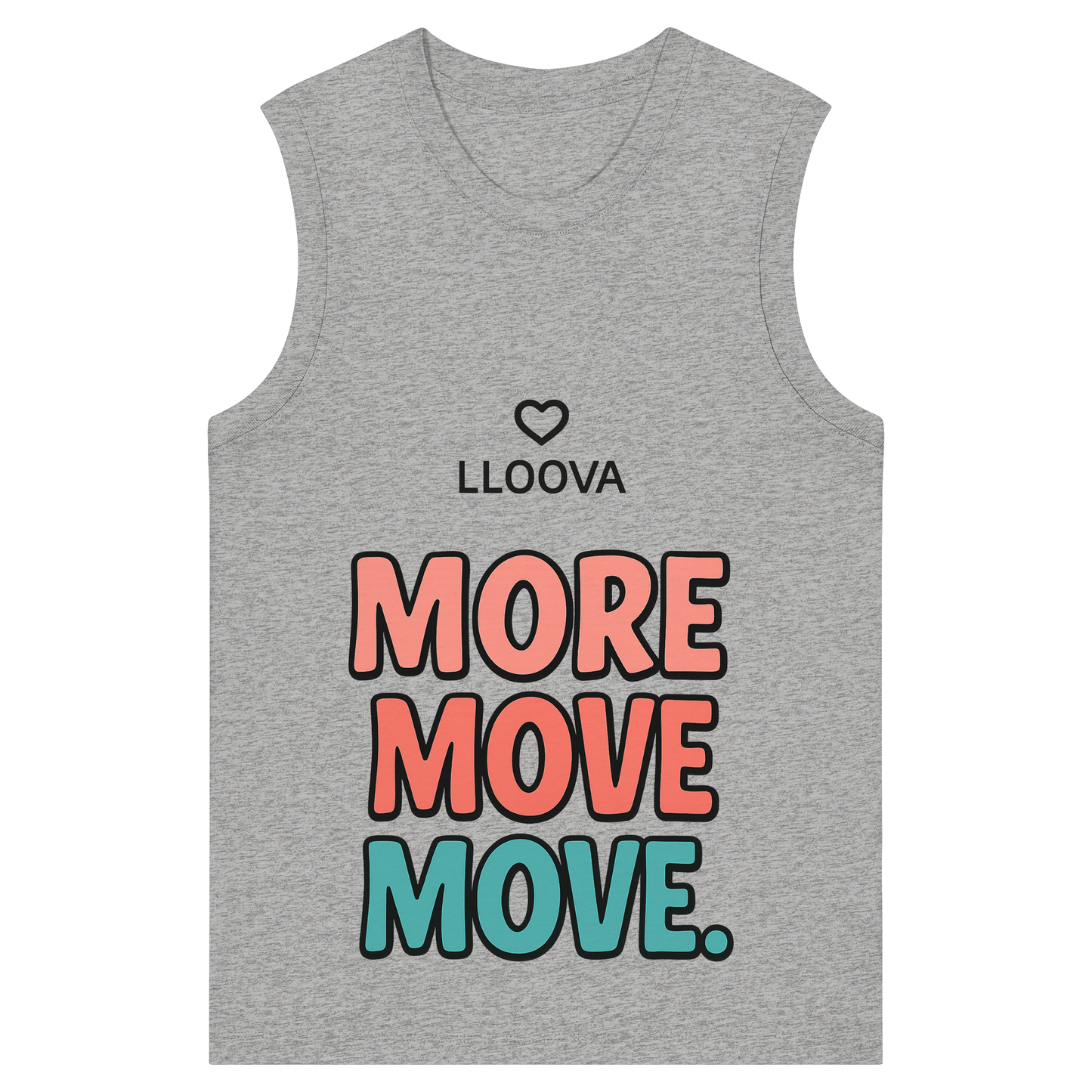 Ärmelloses Top mit doppelseitigem Statement

